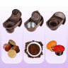 Кофемашина капсульная 3 в 1 NESPRESSO/DOLCEGUSTO/молотый KITFORT KT-7448, 1400 Вт, объем 1 л, бежевый, КТ-7448, 458169