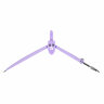 Циркуль BRAUBERG GEOMETRY, 120 мм, пастельно-фиолетовый цвет, защитный колпачок, пластиковый пенал, 210698, 24 штук, 210698