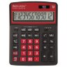 Калькулятор настольный BRAUBERG EXTRA COLOR-12-BKWR (206x155 мм), 12 разрядов, двойное питание, ЧЕРНО-МАЛИНОВЫЙ, 250479, 250479