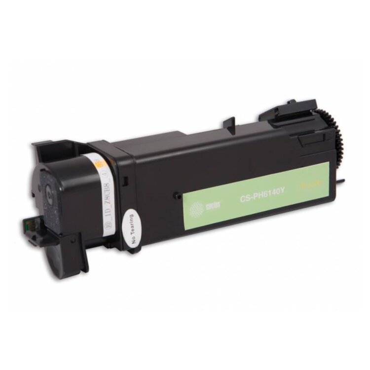 Тонер-картридж CACTUS (CS-PH6140Y) для XEROX Color Phaser 6140, желтый, ресурс 2000 стр., 320968