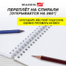 Скетчбук, белая бумага 100 г/м2, 140х201 мм, 60 л., гребень, подложка, BRAUBERG ART DEBUT, "Порисуем", 115063, 115063