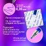 Стержни стираемые гелевые в ПЛАСТИКОВОЙ ТУБЕ, СИНИЕ, КОМПЛЕКТ 20 ШТУК, игольчатый наконечник 0,5 мм, линия 0,35 мм, 144094, 144094