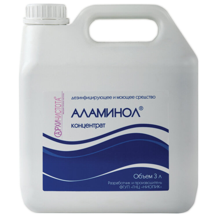 Средство дезинфицирующее 3 л, АЛАМИНОЛ, концентрат, 601595