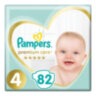 Подгузники 82 шт. PAMPERS (Памперс) Premium Care, размер 4 (9-14 кг), 1210801, 605873