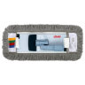 Насадка МОП плоская 50 см, VILEDA PROFESSIONAL "ТриоПлюс Комби", уши (ТИП УВ) микрофибра / хлопок, серый, 167296, 703635