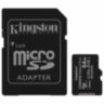 Карта памяти microSDXC 64 GB KINGSTON Canvas Select Plus, UHS-I U1, 100 Мб/с (class 10), адаптер, SDCS2/64GB, 513487