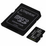 Карта памяти microSDXC 64 GB KINGSTON Canvas Select Plus, UHS-I U1, 100 Мб/с (class 10), адаптер, SDCS2/64GB, 513487