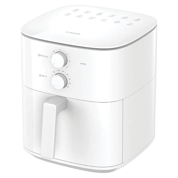 Аэрогриль XIAOMI Mi Air Fryer Essential, 1550 Вт, 6 л, 12 режимов, таймер механическое управление, белый, BHR8588EU, 458487