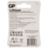 Батарейка GP Lithium CR123AE, литиевая 1 шт., блистер, 3В, CR123AE-2CR1, 456688
