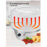 Сушилка для овощей BQ (БИ-КЬЮ) FD1002, объём 7,5 л, 500 Вт, 5 поддонов, механическое управление, белая, 86196540, 457531