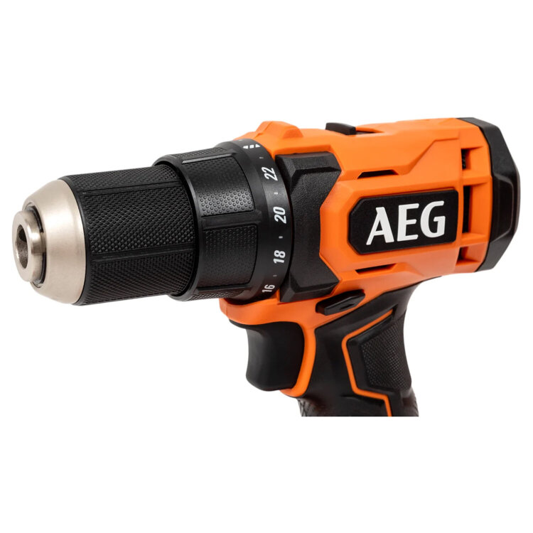 Дрель-шуруповерт аккумуляторная, 18 В, 60 Нм, Li-ion 2х2 Ач, AEG BS18G4-202C, 4935478630, 671543