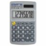 Калькулятор карманный металлический STAFF STF-1008 (103х62 мм), 8 разрядов, двойное питание, 250115, 250115