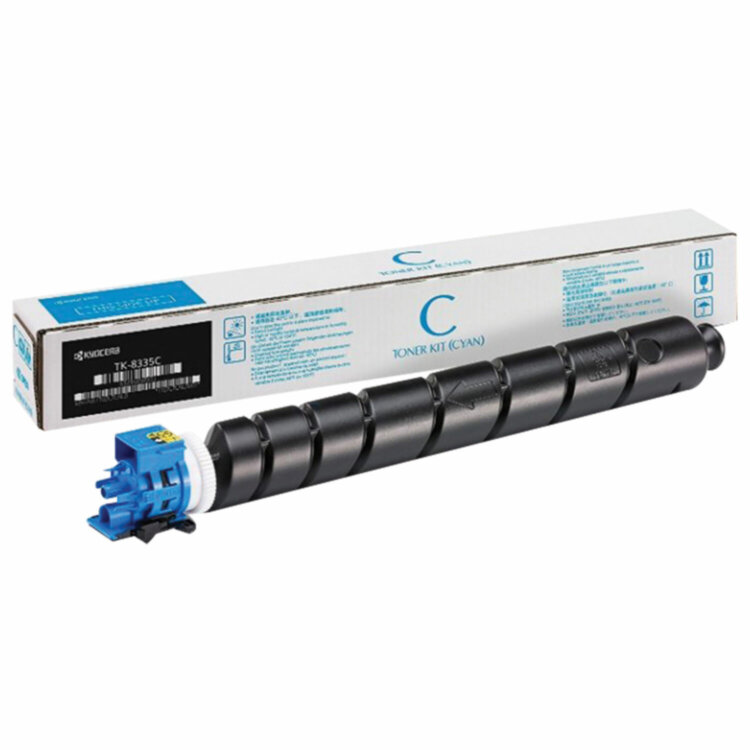 Тонер-картридж KYOCERA (TK-8335C) TASKalfa 3252ci /3253ci, голубой, оригинальный, ресурс 15000 страниц, 1T02RLCNL1, 363748