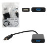 Кабель-переходник HDMI-VGA, 15 см, CABLEXPERT, M-F, для передачи аналогового видео, A-HDMI-VGA-04, 512097