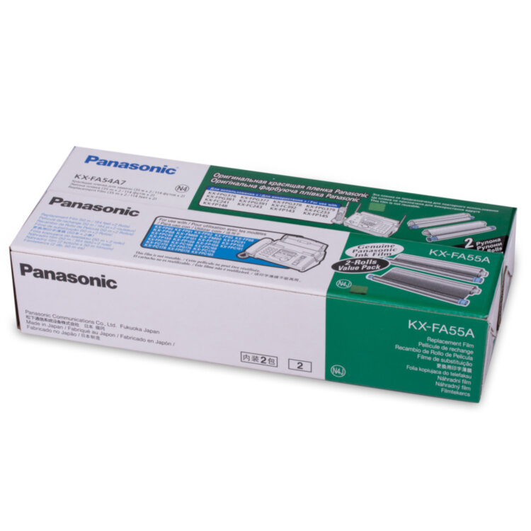 Термопленка для факса PANASONIC КХ-FP 80/88 (KX-FA55A) КОМПЛЕКТ 2 шт., оригинальная, 360341