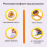 Карандаши цветные BRAUBERG PREMIUM, 24 цвета, трехгранные, грифель 3 мм, 181663, 181663