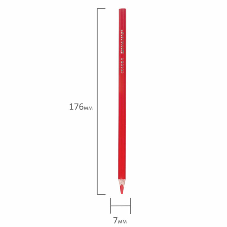 Карандаши цветные BRAUBERG PREMIUM 12 цветов + 1 чернографитный карандаш, трехгранные, грифель 3 мм, 181936, 181936