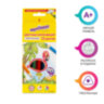 Карандаши цветные ЮНЛАНДИЯ "ТРОПИКИ", 12 цветов, с РАСКРАСКОЙ, трехгранные, грифель 3 мм, натуральное дерево, 181647, 181647