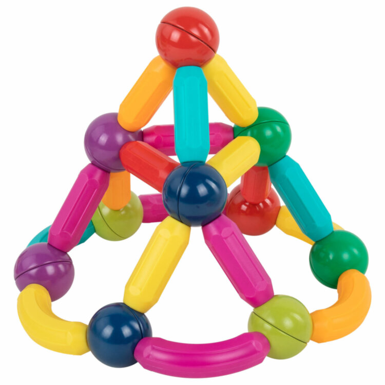Магнитный конструктор MAGNETIC STICKS, 36 магнитных деталей, BRAUBERG KIDS, 665721, 665721