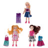 КУКЛА "Alisa Little Love", НАБОР, 2 платья, 14,4 см, АССОРТИ, 3 вида, 1TOY, 6 штук, 666150