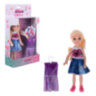 КУКЛА "Alisa Little Love", НАБОР, 2 платья, 14,4 см, АССОРТИ, 3 вида, 1TOY, 6 штук, 666150