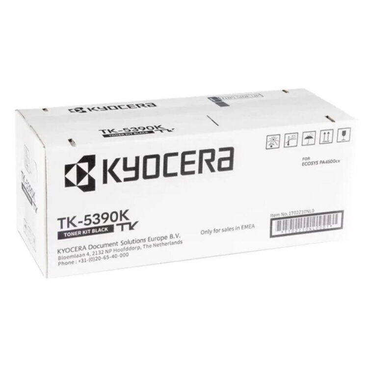 Тонер-картридж KYOCERA (TK-5390K) ECOSYS PA4500cx, черный, ресурс 18000 страниц, оригинальный, 1T02Z10NL0, 364465