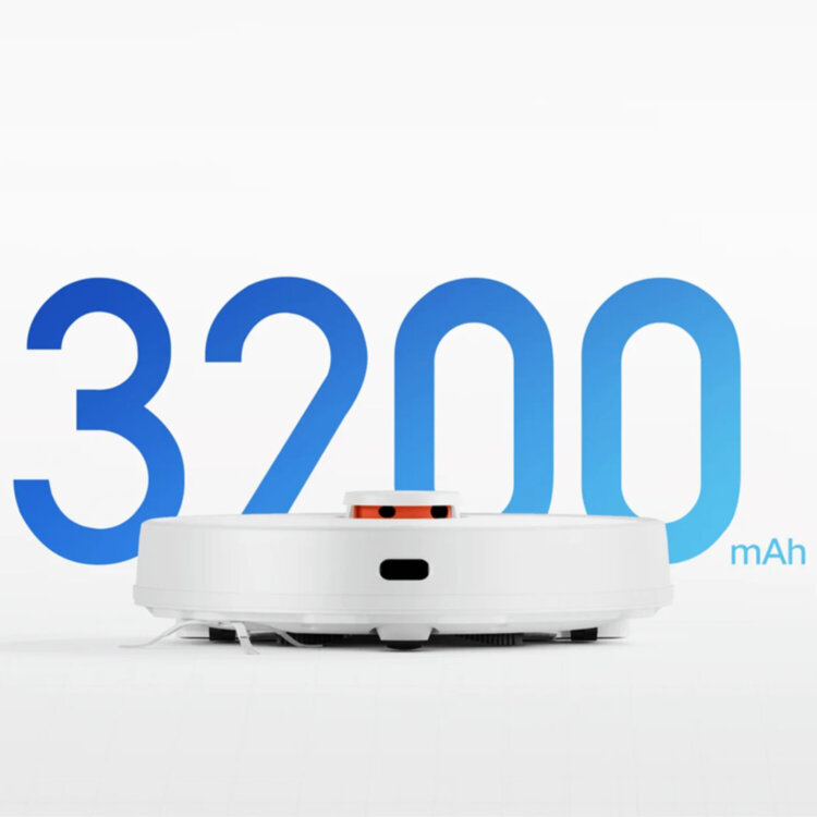 Робот-пылесос XIAOMI Mi Robot Vacuum S10, влажная уборка, контейнер 0,3 л, работа до 130 минут, белый, BHR5988EU, 456680
