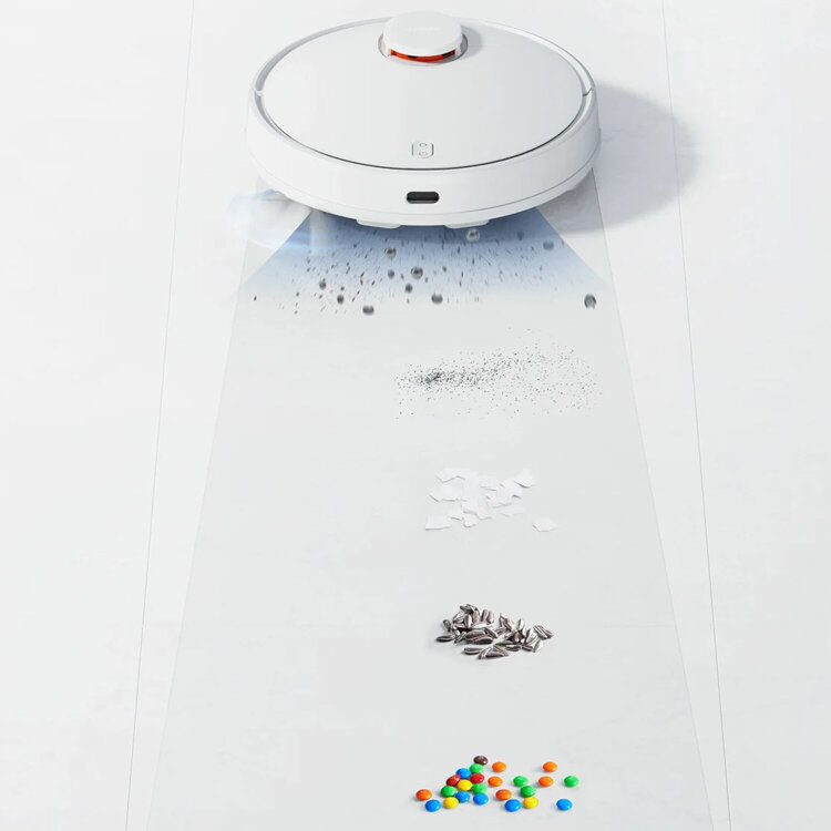 Робот-пылесос XIAOMI Mi Robot Vacuum S10, влажная уборка, контейнер 0,3 л, работа до 130 минут, белый, BHR5988EU, 456680