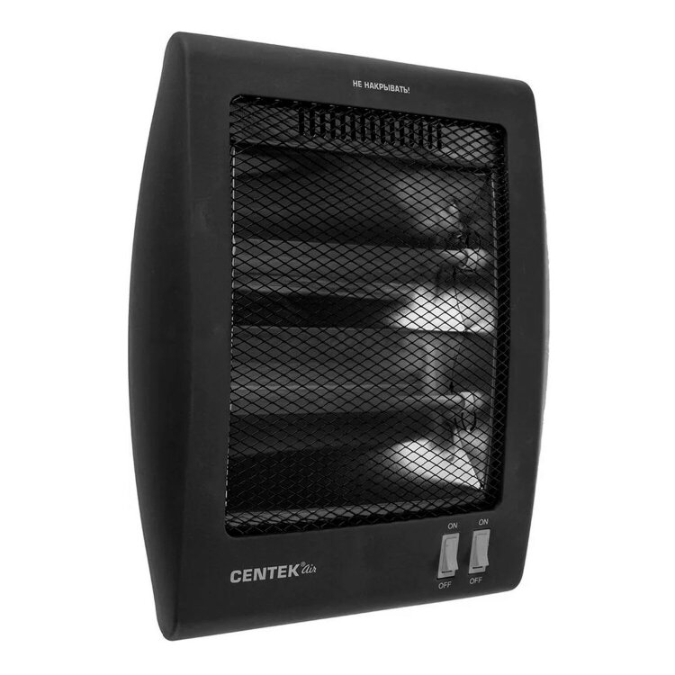 Обогреватель инфракрасный CENTEK CT-6100 DGY, 800 Вт, 2 режима, напольная установка, черный, 457459