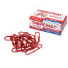 Скрепки ОФИСМАГ, 25 мм, красные, 100 шт., в картонной коробке, 226245, 226245