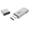 Флеш-диск 128 GB NETAC U185, USB 2.0, белый, NT03U185N-128G-20WH, 513705