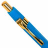 Карандаш механический 0,5 мм + грифели HB 12 штук на блистере, BRAUBERG EXTRA GOLD, корпус SOFT TOUCH, ластик, 181964, 181964