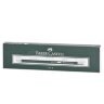 Карандаш чернографитный FABER-CASTELL, 1 шт., "1112", НВ, с ластиком, корпус черный, 111200, 180379