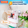 Органайзер (бьюти бокс) для хранения косметики, духов, мелочей, STYLE, 34х19х28,5 см, DASWERK, 608473, 608473