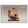 Альбом для рисования А4, 24 л., скоба, обложка картон, ERICH KRAUSE, 203х297 мм, "Frenchie" (микс в спайке), 63446, 107803