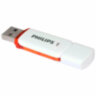 Флеш-диск 4 GB PHILIPS SNOW, разъем USB 2.0, оранжевый, FM04FD70B/97, 514076
