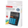 Калькулятор настольный BRAUBERG ULTRA COLOR-12-BKBU (192x143 мм), 12 разрядов, двойное питание, ЧЕРНО-ГОЛУБОЙ, 250497, 250497