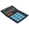 Калькулятор настольный BRAUBERG ULTRA COLOR-12-BKBU (192x143 мм), 12 разрядов, двойное питание, ЧЕРНО-ГОЛУБОЙ, 250497, 250497
