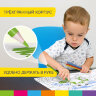 Карандаши цветные BRAUBERG KIDS, 50 цветов, трехгранные, грифель 3 мм, 181946, 181946