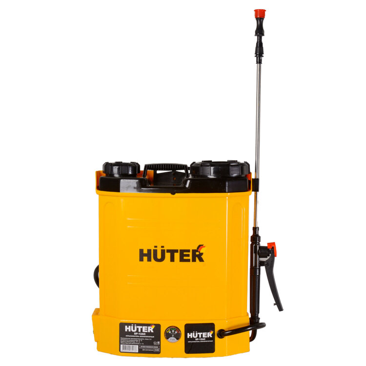 Опрыскиватель аккумуляторный HUTER SP-12AC, 12 л бак, 3.4 л/мин, 12 В, 8 А*ч, 70/13/28, 671273