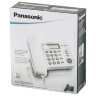 Телефон PANASONIC KX-TS2356RUB, черный, память 50 номеров, АОН, ЖК-дисплей с часами, тональный / импульсный режим, 260339