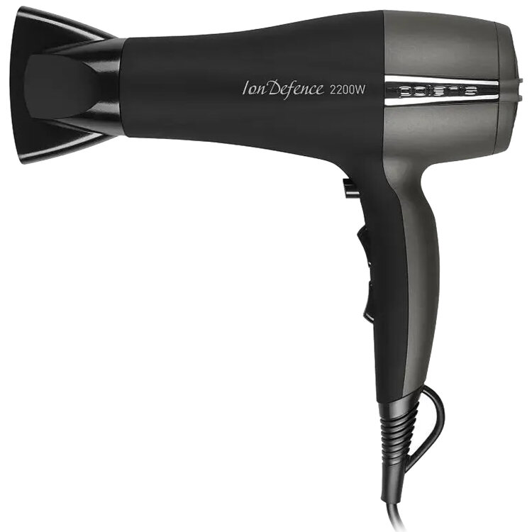 Фен POLARIS PHD 2245Ti, 2200 Вт, 2 скорости, 3 температурных режима, ионизация, серый, 63851, 456751