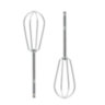 Миксер SCARLETT SC-HM40S15, 400 Вт, 5 скоростей, 2 венчика, 2 крюка для теста, белый/зеленый, 455876