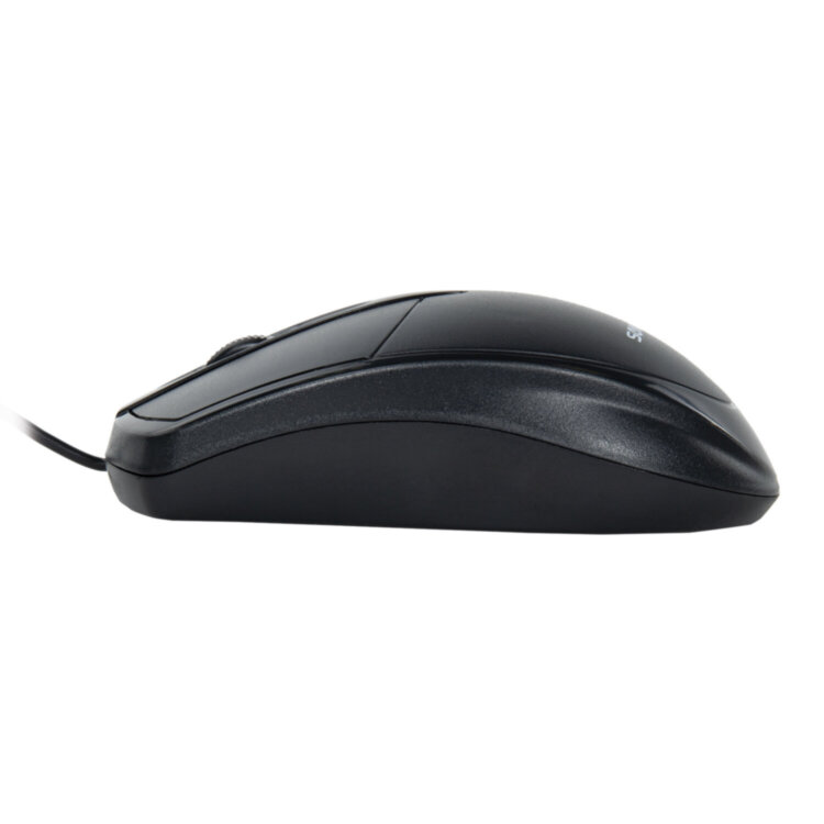 Мышь проводная SONNEN B61, USB, 1000 dpi, 2 кнопки + колесо-кнопка, оптическая, черная, 513513, 513513