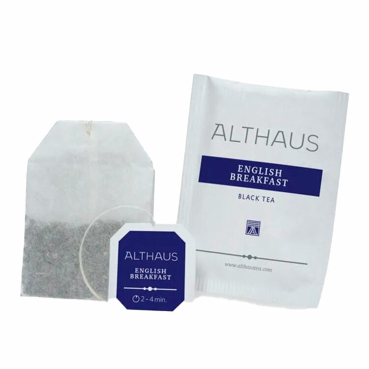 Чай ALTHAUS "English Breakfast" черный, 20 пакетиков в конвертах по 1,75 г, ГЕРМАНИЯ, TALTHB-DP0028, 624074