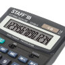 Калькулятор настольный STAFF STF-888-14 (200х150 мм), 14 разрядов, двойное питание, 250182, 250182