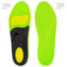 Стельки для кроссовок СПОРТИВНЫЕ КАРКАСНЫЕ, материал PU PRO SPORT, размер RU 42-43 / EU 43-44, с линиями выреза, SHEGRA (ШЕГРА), 700768, 700768