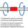 Швабра самоотжимная, роликовый отжим, насадка PVA 27 см, телескопический черенок 70-125 см, LAIMA, 603596, 603596