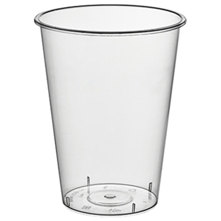Стакан одноразовый 375 мл, пластиковый, матовый, Bubble Cup, СВЕРХПЛОТНЫЙ, ВЗЛП, 1020П, 300 штук, 609245