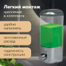 Дозатор для жидкого мыла LAIMA, НАЛИВНОЙ, 0,5 л, хром, ABS-пластик, 601793, 601793